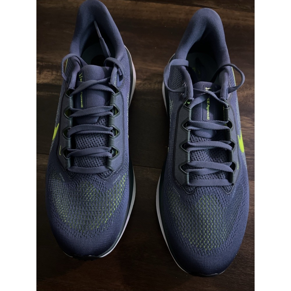 New Nike Mens Pegasus 41 Running Shoes Size 8 Sanded Purple Volt - Picture 3 of 6